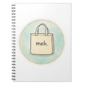 Meh Shopping Tote Notes  Notitieboek (Voorkant)