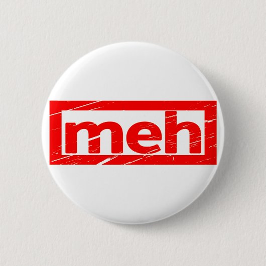 Meh Stamp Ronde Button 5,7 Cm (Voorkant)