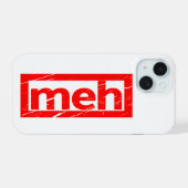 Meh Stempel iPhone 15 Case (Achterkant horizontaal)
