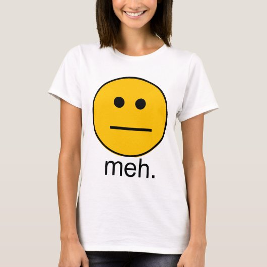 meh t-shirt (Voorkant)