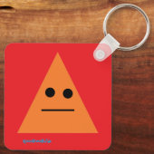 Meh Triangle Keychain (Achterkant)