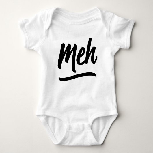Meh Typografie Romper (Voorkant)