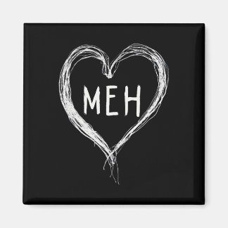 Meh Valentines Anti Valentijnsdag Singles  Magneet