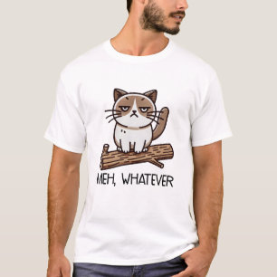 Meh what cat t-shirt