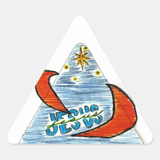 Mehana: Driehoek Sticker (Voorkant)