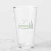 Mehatl Creek Provincial Park Groene Strepen Glas (Achterkant)