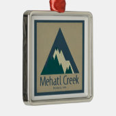Mehatl Creek Provincial Park Rustiek Metalen Ornament (Rechts)