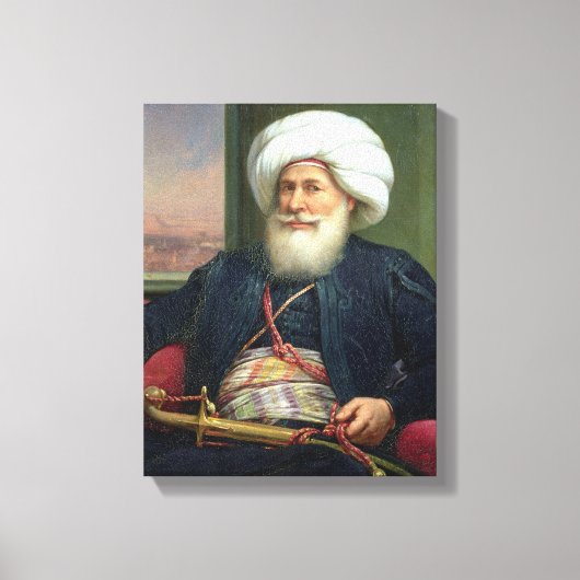 Mehemet Ali, 1840 Canvas Afdruk (Voorkant)