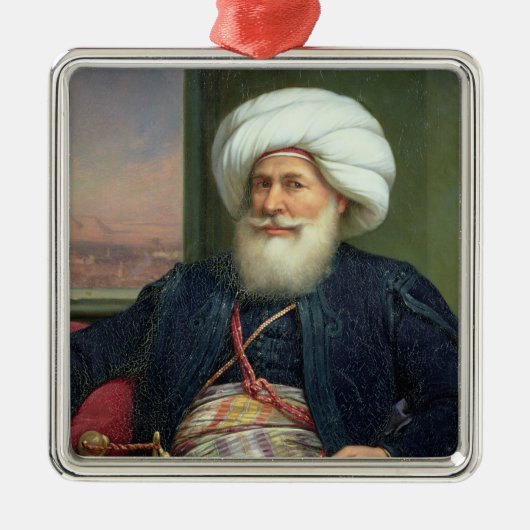 Mehemet Ali, 1840 Metalen Ornament (Voorkant)