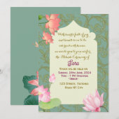 Mehendi Ceremony Digitale Uitnodigingen (Voorkant / Achterkant)