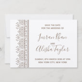 Mehendi Indiase Trouwdag Aankondiging hamsa Henna (Voorkant)