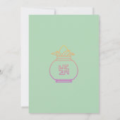 Mehendi Uitnodiging (Achterkant)