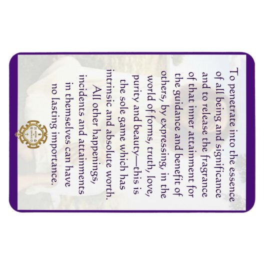 Meher Baba Game Magneet (Horizontaal)