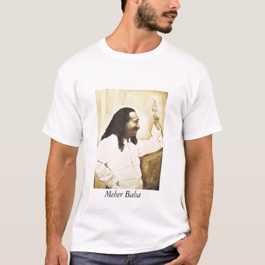 Meher Baba "Happy Trails" T-shirt (Voorkant)