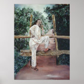 Meher Baba in Natuur Poster (Voorkant)