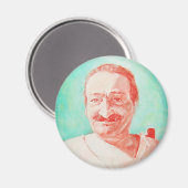 Meher Baba magneet (Voorkant / Achterkant)