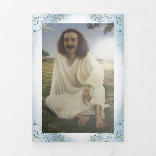Meher Baba, scheidingsheuvel, zaad van liefde Drieluik Aankondiging (Cover)