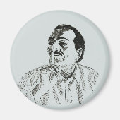 Meher Baba Silence Magnet (Voorkant)