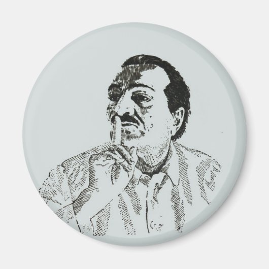 Meher Baba Silence Magnet (Voorkant)