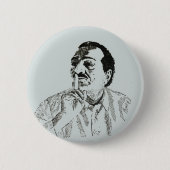 Meher Baba Silence Pinback Button (Voorkant)