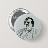 Meher Baba Silence Pinback Button (Voorkant /achterkant)