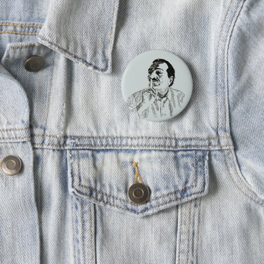 Meher Baba Silence Pinback Button (In situ)