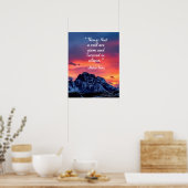 Meher Baba Silence Quote Poster (Keuken)