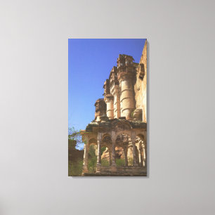 Meherangarh, het majestueuze fort, Jodhpur, Canvas Afdruk