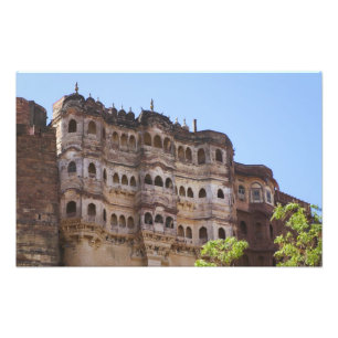 Meherangarh, het majestueuze fort, Jodhpur, Foto Afdruk