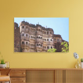 Meherangarh, Majestic Fort, Jodhpur Canvas Afdruk (Insitu (Woonkamer))
