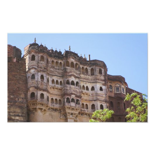 Meherangarh, Majestic Fort, Jodhpur Foto Afdruk (Voorkant)