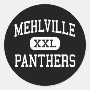 Mehlville - Panters - Hoog - Saint Louis Missouri Ronde Sticker