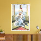 Mehmed II (1432-81) genaamd "Fatih", de veroveraar Canvas Afdruk (Insitu (Woonkamer))