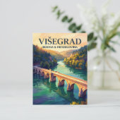 Mehmed Paša Sokolović-brug Briefkaart (Staand voorkant)