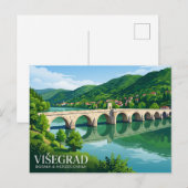 Mehmed Paša Sokolović-brug Briefkaart (Voorkant / Achterkant)