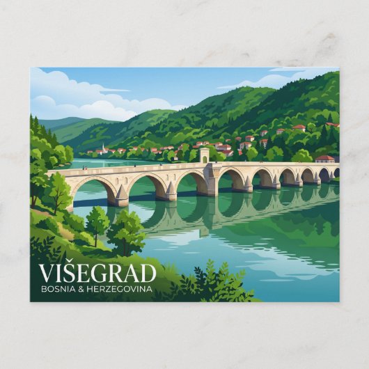 Mehmed Paša Sokolović-brug Briefkaart (Voorkant)