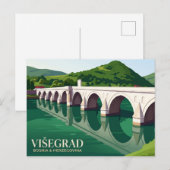 Mehmed Paša Sokolović-brug Briefkaart (Voorkant / Achterkant)
