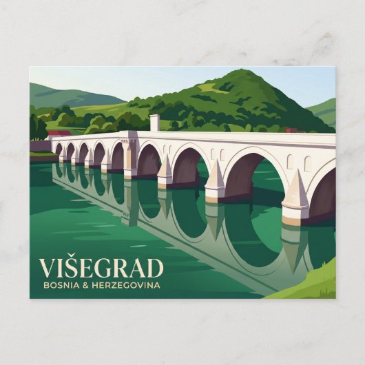 Mehmed Paša Sokolović-brug Briefkaart (Voorkant)