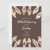 Mehndi Ceremony Uitnodiging (Voorkant)