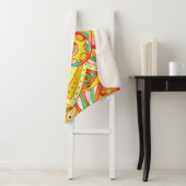 Mehndi Doodle: Kleurrijke etnische textuur. Sherpa Deken (In situ)