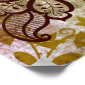 Mehndi Elephant Poster (Hoek)