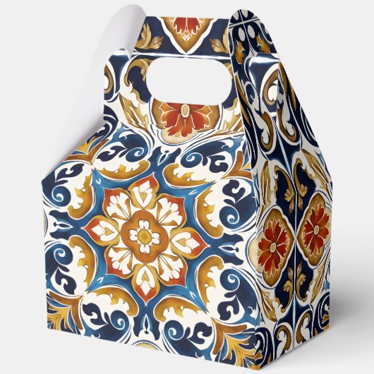 Mehndi en sangeet Indiase bruiloft gunsten op maat Bedankdoosjes (Achterkant)