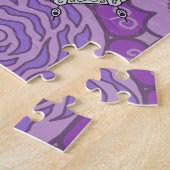 Mehndi Fantasie Zilveren Puzzel (Zijkant)