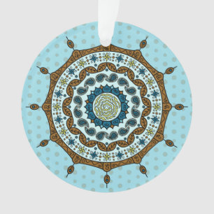 Mehndi Fantasy Copper Acryl Ornament