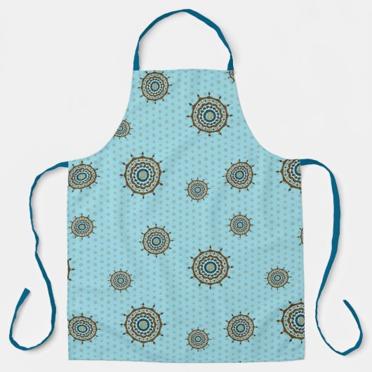 Mehndi Fantasy Copper All-Over Print Schort (Voorkant)