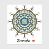 Mehndi Fantasy Copper Contour Sticker (Vel)