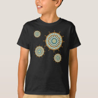 Mehndi Fantasy Copper Kind en Baby Donker Shirt