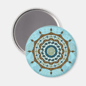 Mehndi Fantasy Copper Magnet (Voorkant / Achterkant)