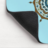 Mehndi Fantasy Copper Mousepad Muismat (Hoek)