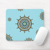 Mehndi Fantasy Copper Mousepad Muismat (Met muis)
